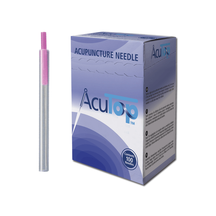 Acutop - Acupunctuurnaalden Type PJ - Kunststof - Silicone coating - Intertaping.nl